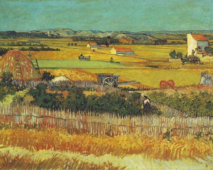 Vincent Van Gogh The Harvest, Arles china oil painting image